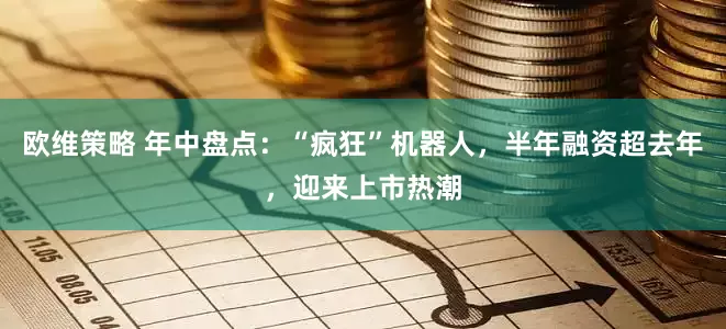 欧维策略 年中盘点：“疯狂”机器人，半年融资超去年，迎来上市热潮