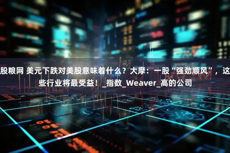股粮网 美元下跌对美股意味着什么？大摩：一股“强劲顺风”，这些行业将最受益！_指数_Weaver_高的公司
